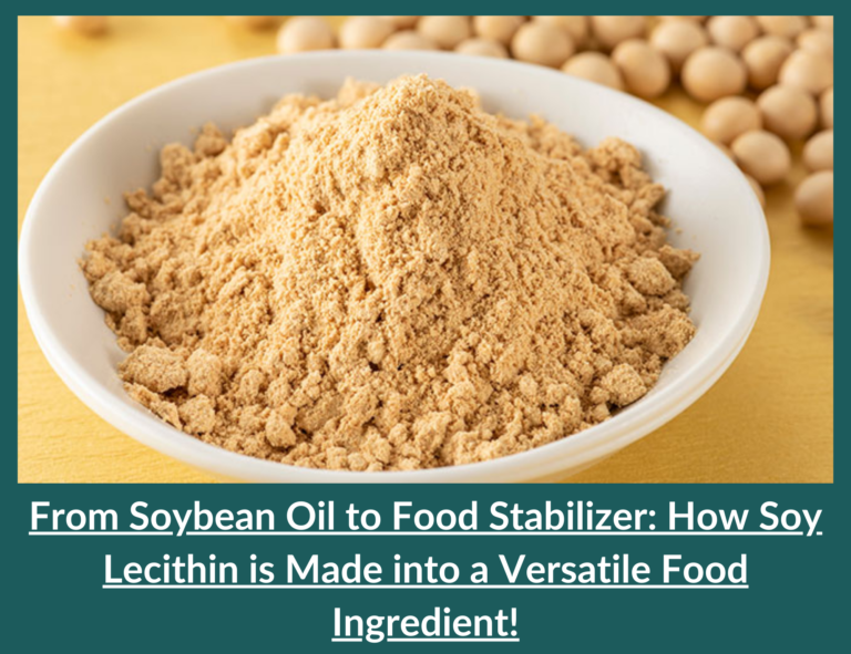 From Soybean Oil to Food Stabilizer How Soy Lecithin is Made into a