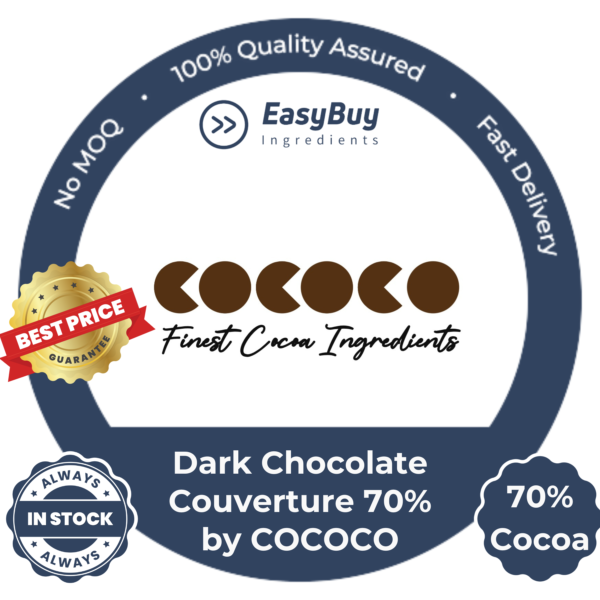 Dark Chocolate Couverture 70% by COCOCO